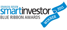 Smart Investor Blue Ribbon Awards winner 2011