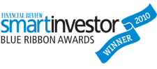 Smart Investor Blue Ribbon Awards winner 2010