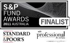 S&P Fund Awards finalist 2011